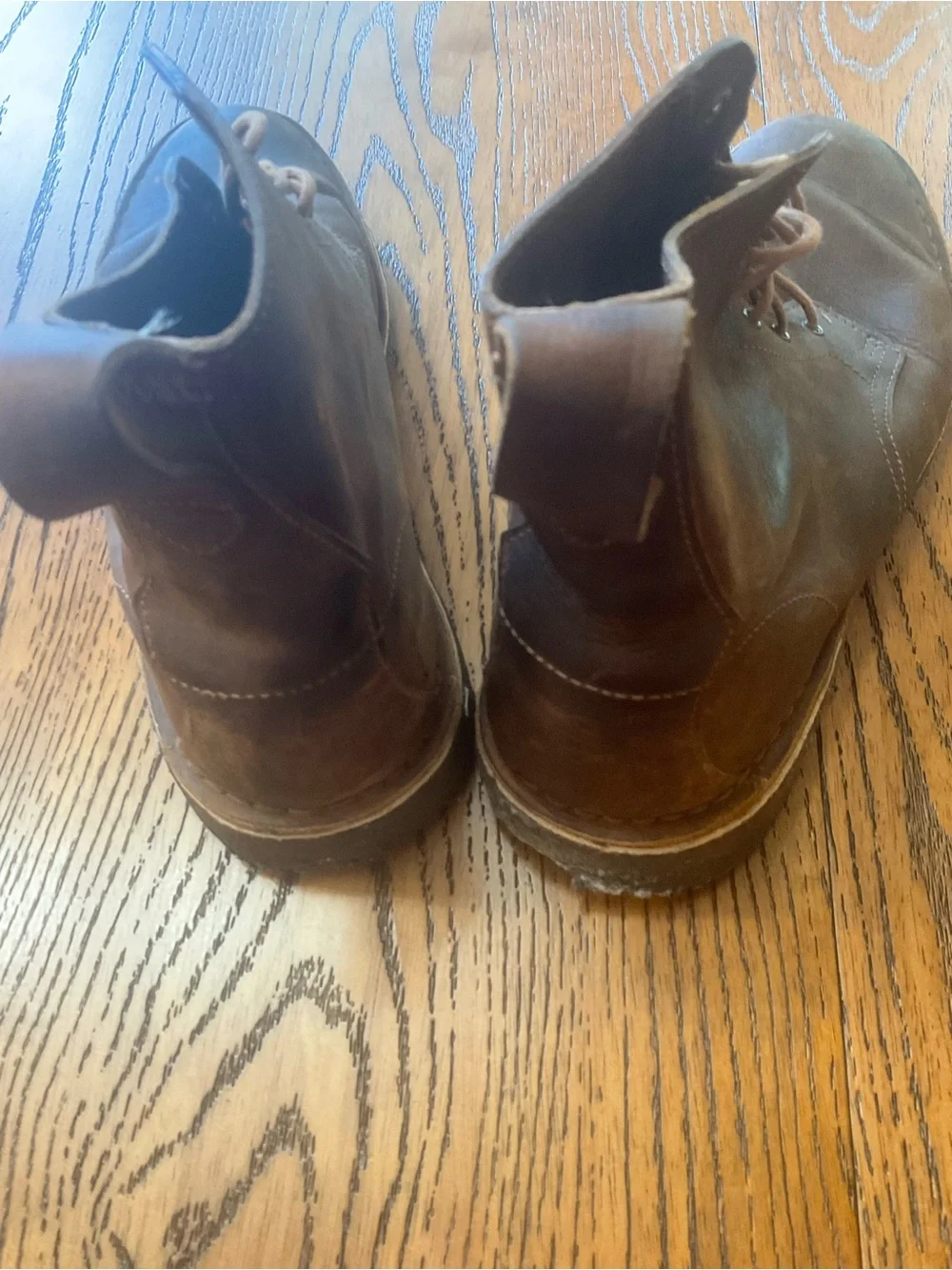 Clarks- Desert Mali Boot Men's Dark Brown Leather Chukka Lace-Up Boots. Sz 9